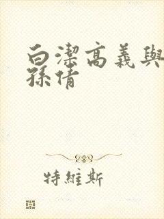 白洁高义与李明孙倩封面