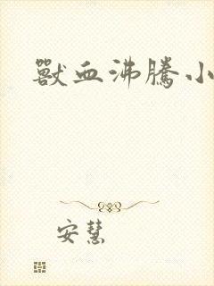 兽血沸腾小说封面