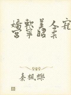 娇软美人宠冠后宫宁昭柔