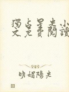 独占星光小说全文免费阅读