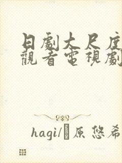 日剧大尺度在线观看电视剧