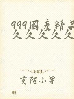 999国产精品久久久久久
