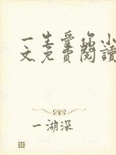 一生爱你小说全文免费阅读无弹窗