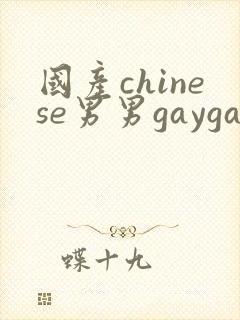 国产chinese男男gaygay网