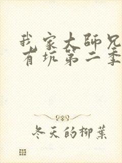 我家大师兄脑子有坑第二季动漫免费