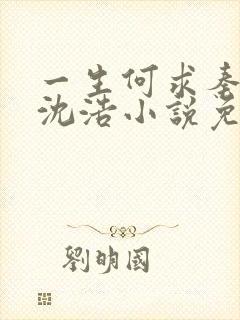 一生何求秦菲雪沈浩小说免费阅读全文笔趣阁