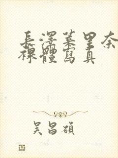 长泽莱里奈av裸体写真