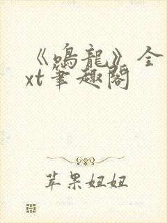 《鸣龙》全本txt笔趣阁