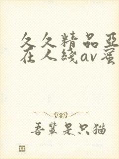 久久精品亚洲成在人线av蜜臀