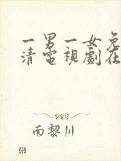 一男一女免费高清电视剧在线播放