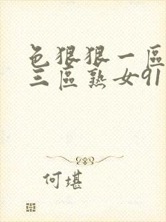 色狠狠一区二区三区熟女91