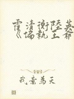 霍清衡陆英小说《偏执王爷讽王妃》封面