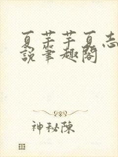 夏芊芊夏志伟小说笔趣阁