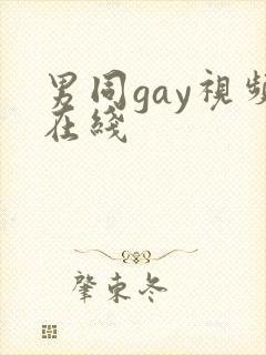 男同gay视频在线