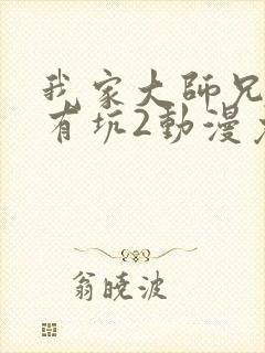 我家大师兄脑子有坑2动漫免费观看