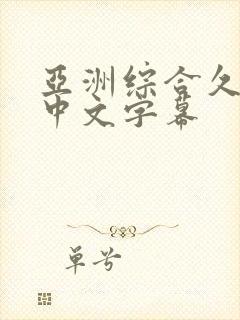 亚洲综合久久久中文字幕封面