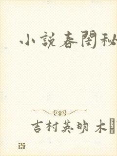 小说春闺秘史
