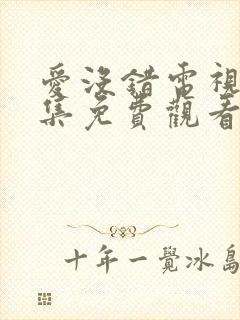 爱没错电视剧全集免费观看