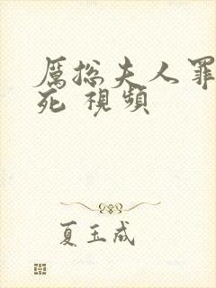 厉总夫人罪不至死 视频封面