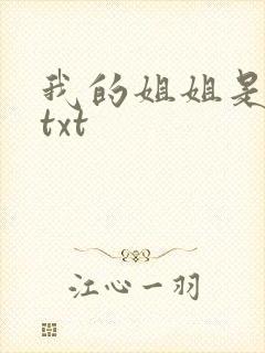 我的姐姐是美女txt封面