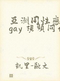 亚洲同性恋男 gay 视频网站