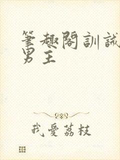 笔趣阁训诫文双男主