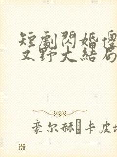 短剧闪婚傻妻甜又野大结局