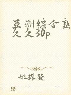 亚洲综合熟女久久久30p