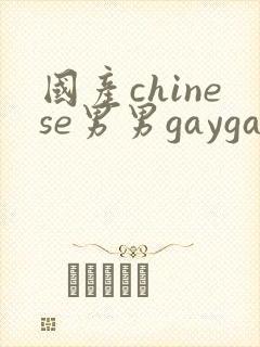 国产chinese男男gaygay视频