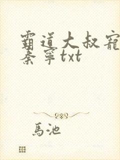 霸道大叔宠甜妻秦宁txt