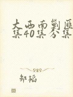 大西南剿匪记全集40集分集