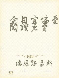 今日宜偏爱全文阅读免费
