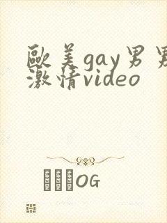 欧美gay男男激情video
