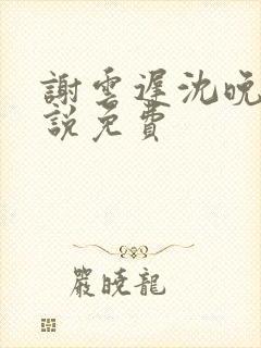 谢云迟沈晚梨小说免费