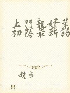 上门龙婿叶辰萧初然最新的封面