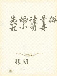 先婚后爱总裁蜜宠小萌妻封面