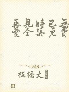 再见时已无恨无爱全集免费封面