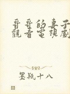 哥哥的妻子在线观看电视剧免费高清完整封面