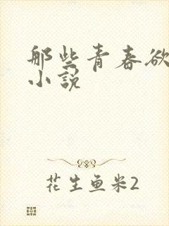 那些青春欲望的小说