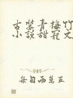 古装青梅竹马的小说甜宠文封面