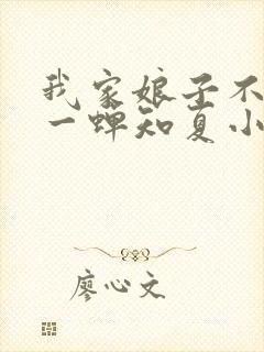 我家娘子不对劲一蝉知夏小说免费