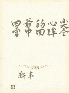四爷的心尖宠妃雪中回眸全文免费阅读