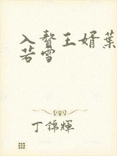 入赘王婿叶凡唐若雪封面