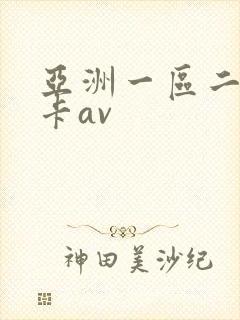 亚洲一区二区不卡av