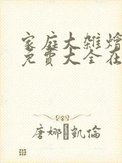 家庭大杂烩小说免费大全在线阅读封面