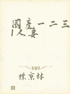 国产一二三区91人妻