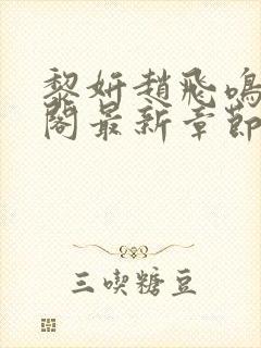 黎妍赵飞鸣笔趣阁最新章节更新