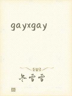 gayxgay封面