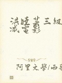 洪晓芸三级无删减电影