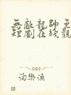 无敌龙帅免费的短剧在线观看完整版